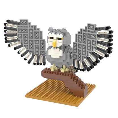 Mini Building Blocks - Great Horned Owl