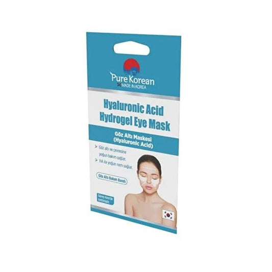 Pure Korean: Hyaluronic Acid Eye Mask - Deep Hydration, Wrinkle Reduction, Dark Circle & Fine Line Treatment