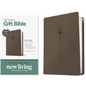 Premium Gift Bible Nlt, Filament Enabled (Leatherlike, Star Cross Taupe, Red Letter) - Imitation Leather