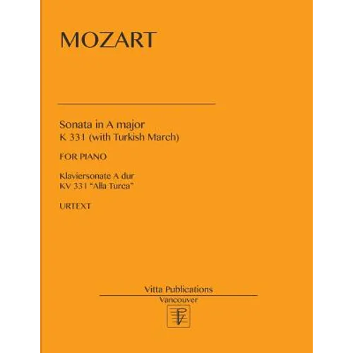 Sonata in A major: with Turkish March - Paperback