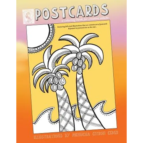 Postcards: coloring book for creative adults - Paperback