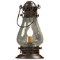 Tall Onion Lamp Rustic Copper