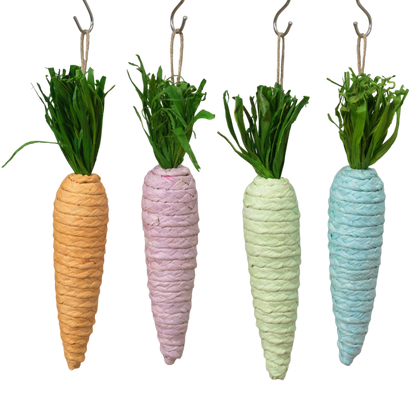 Sisal Rope Carrot Ornament -