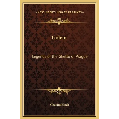 Golem: Legends of the Ghetto of Prague - Hardcover