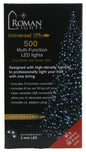 USB powered 500 Superbright LED (41 foot) Green Wire Multifunction Lights with Timer - Cool White