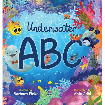 Underwater ABC - A Marine Life Alphabet Book for Children - Hardcover