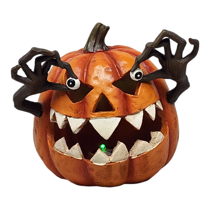 Light Up Jack-O-Lantern - Orange