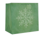 Square Jumbo Gift Bag - Snowflake