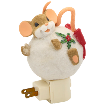 Mouse in a Snowball Night Light