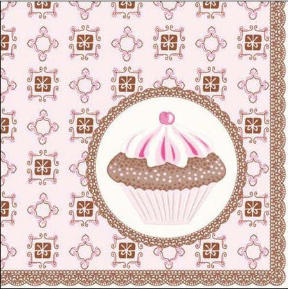 Paper Cocktail Napkin - Muffin