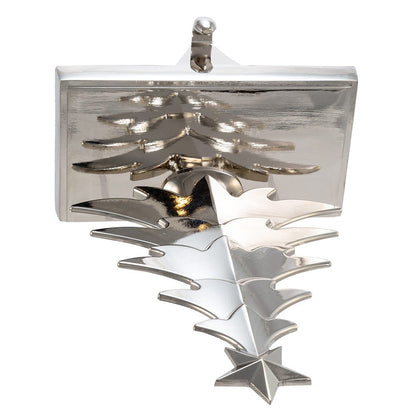Polished Christmas Tree Stocking Hanger