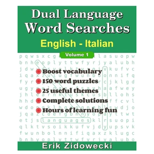 Dual Language Word Searches - English - Italian - Paperback