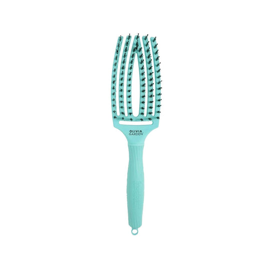 Olivia Garden Fingerbrush Care Iconic Boar Nylon Mint M - Gentle Oral Care for Children and Pets