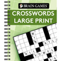 Brain Games - Crosswords Large Print (Green) - Spiral
