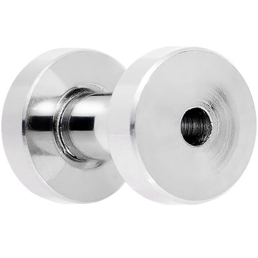 8G Stainless Steel Screw Fit Tunnel Plug Set