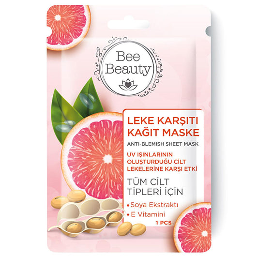 Bee Beauty Anti-Spot Face Mask with Greyfurt Extract & Vitamin E - 25ml