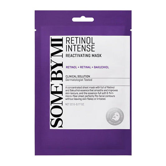Some By Mi Retinol Face Mask - Anti-Aging Skincare with Hyaluronic Acid & Ceramide
