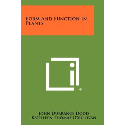 Form and Function in Plants - Paperback