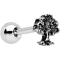 16G 1/4 Ancient Tree of Life Tragus Cartilage Earring