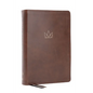Kingdom Life Bible: Joining God's Mission to Save the World (Nkjv, Brown Leathersoft, Red Letter, Comfort Print) - Imitation Leather
