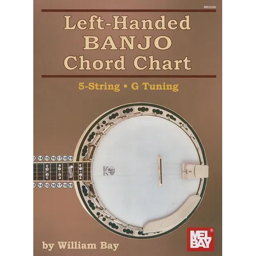Left-Handed Banjo Chord Chart - Paperback