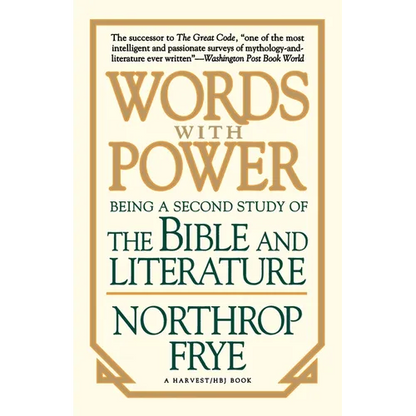 Words with Power: Being a Second Study the Bible and Literature - Paperback