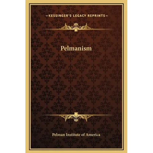 Pelmanism - Hardcover
