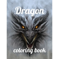 Dragon coloring book: A Coloring Book of 35 Unique Stress Relief dragon Coloring Book Designs Paperback - Paperback