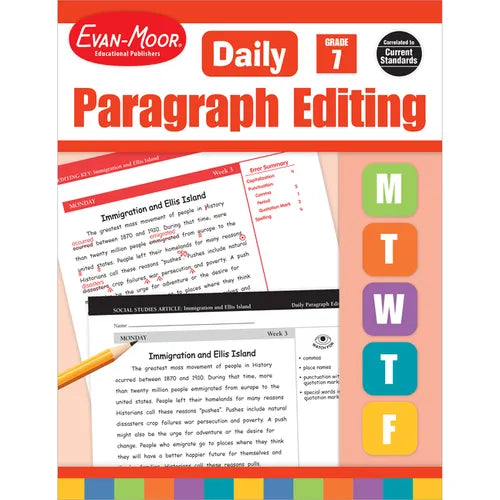 Daily Paragraph Editing, Grade 7 Teacher Edition - Paperback