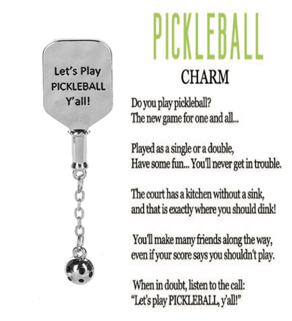 Pickleball Charm