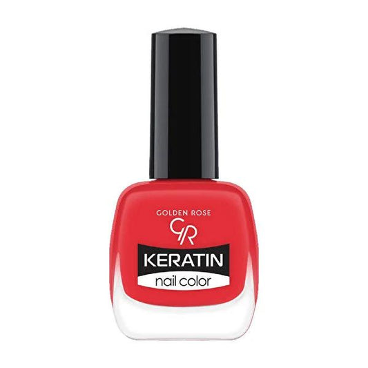 Golden Rose Keratin Nail Polish - Long-lasting & Nourishing Nail Color