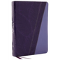 NKJV Study Bible, Leathersoft, Purple, Full-Color, Thumb Indexed, Comfort Print: The Complete Resource for Studying God's Word - Imitation Leather
