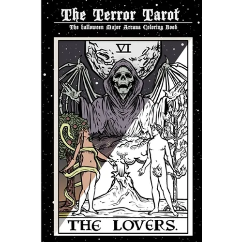 The Terror Tarot: The Halloween Major Arcana Coloring Book - Paperback
