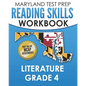 MARYLAND TEST PREP Reading Skills Workbook Literature Grade 4: Preparation for the MCAP English Language Arts Assessments - Paperback