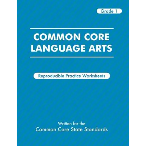 Common Core Language Arts Grade 1 - Paperback