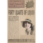 Forty Quarts of Liquor: Fatty Arbuckle and the Death of Virginia Rappe: Hollywood's First Scandal - Paperback
