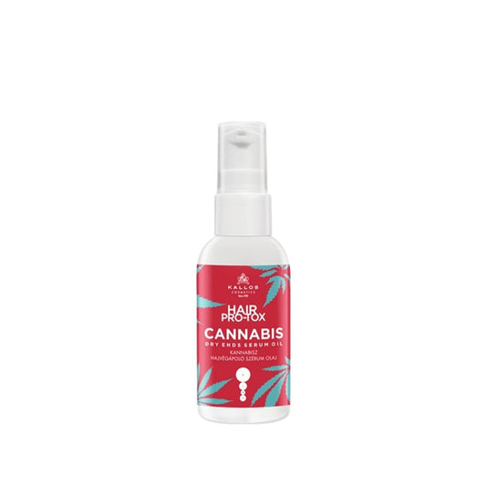 Kallos Cosmetics Hair Pro-Tox Cannabis Hair Serum - Nourishes Dry Ends, Repairs Damaged Hair, 1.69 fl oz