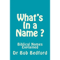 What's In a Name: Biblical Names Explained - Paperback