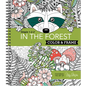 Color & Frame - In the Forest (Adult Coloring Book) - Spiral