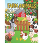 Farm Animals Coloring book: Easy and Fun Educational Coloring Pages of Animals for Little Kids - Filled with Easily Recognizable Illustrations Cow - Paperback
