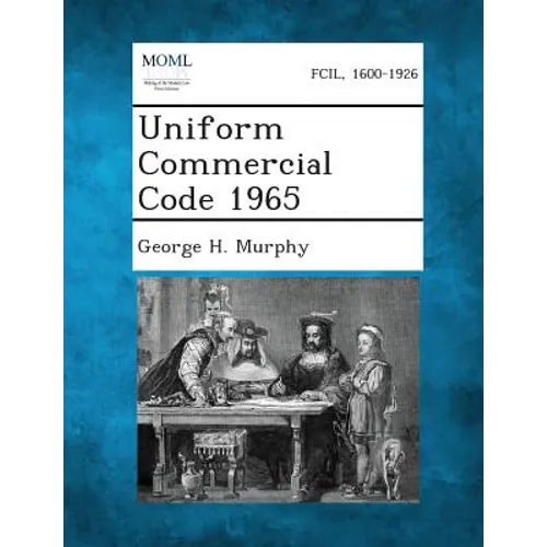 Uniform Commercial Code 1965 - Paperback
