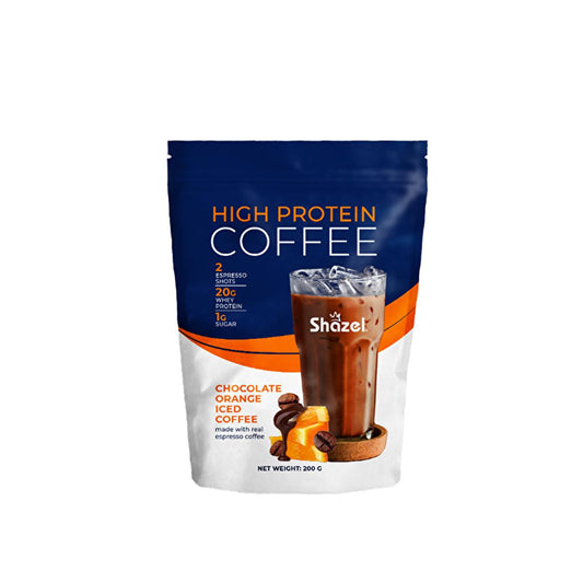 Shazel High Protein Cold Coffee Chocolate & Orange Flavor Protein Supplement Drink
