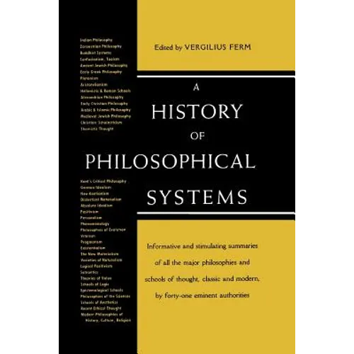 A History of Philosolphical Systems - Paperback