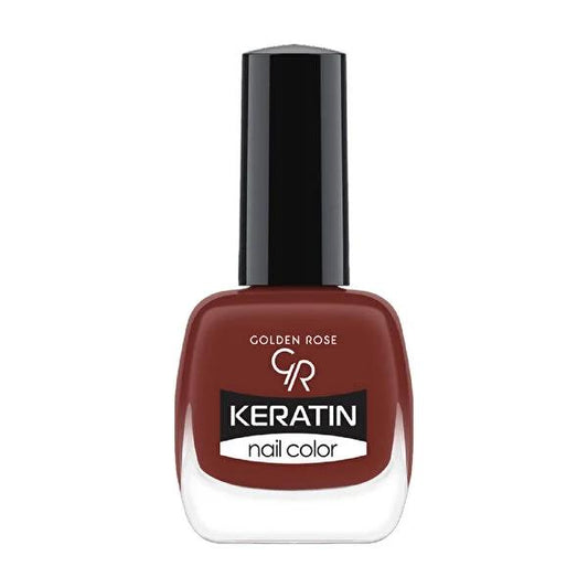 Golden Rose Keratin Nail Polish - Vibrant, Long-Lasting Color for Healthy Nails