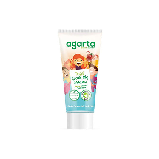 Agarta Natural Fluoride-Free Children's Toothpaste - Strawberry Flavor 2.54 fl oz