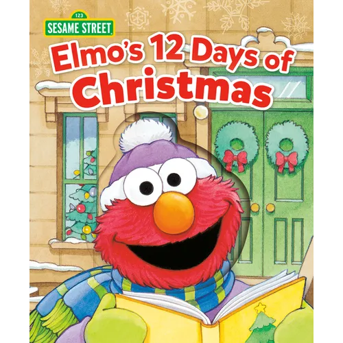 Elmo's 12 Days of Christmas (Sesame Street) - Board Book