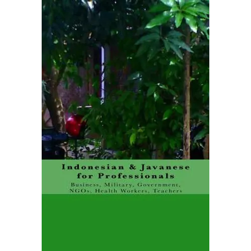 Indonesian & Javanese for Professionals - Paperback