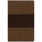 KJV Large Print Personal Size Reference Bible, Saddle Brown Leathertouch - Imitation Leather