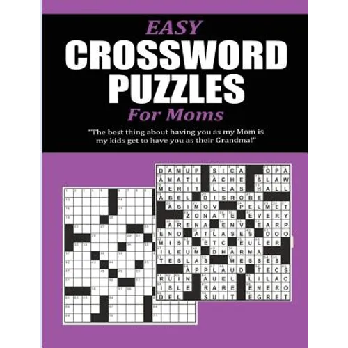 Easy Crossword Puzzles for Moms - Paperback