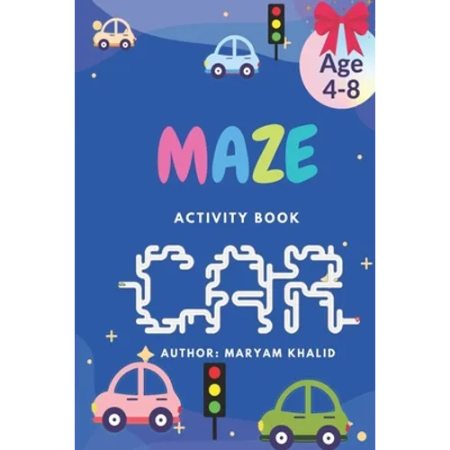 Maze Activity Book Car - Paperback